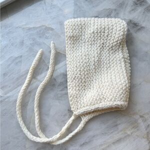 Zara Cream Knit Kids Hat